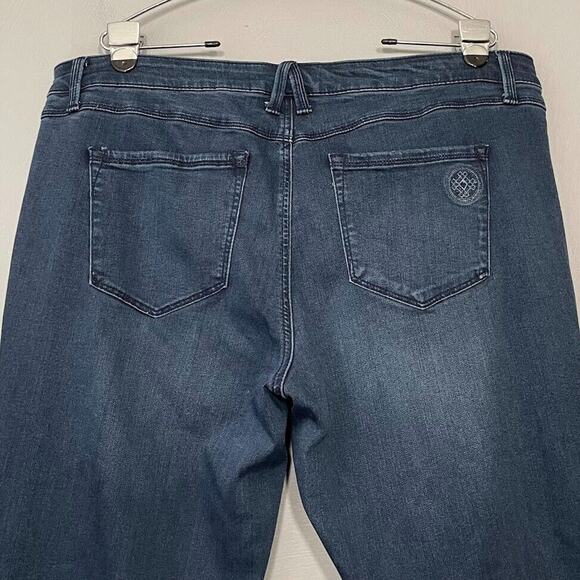 Laurie Felt Size XLP Petite Dark Silky Denim Vital Stretch Easy Skinny Jeans - Picture 4 of 7